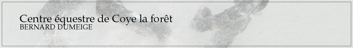 Centre équestre de Coye la forêt
